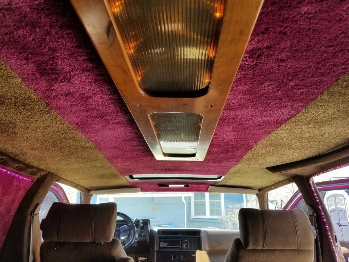 1985 Red Chevrolet Astro Van