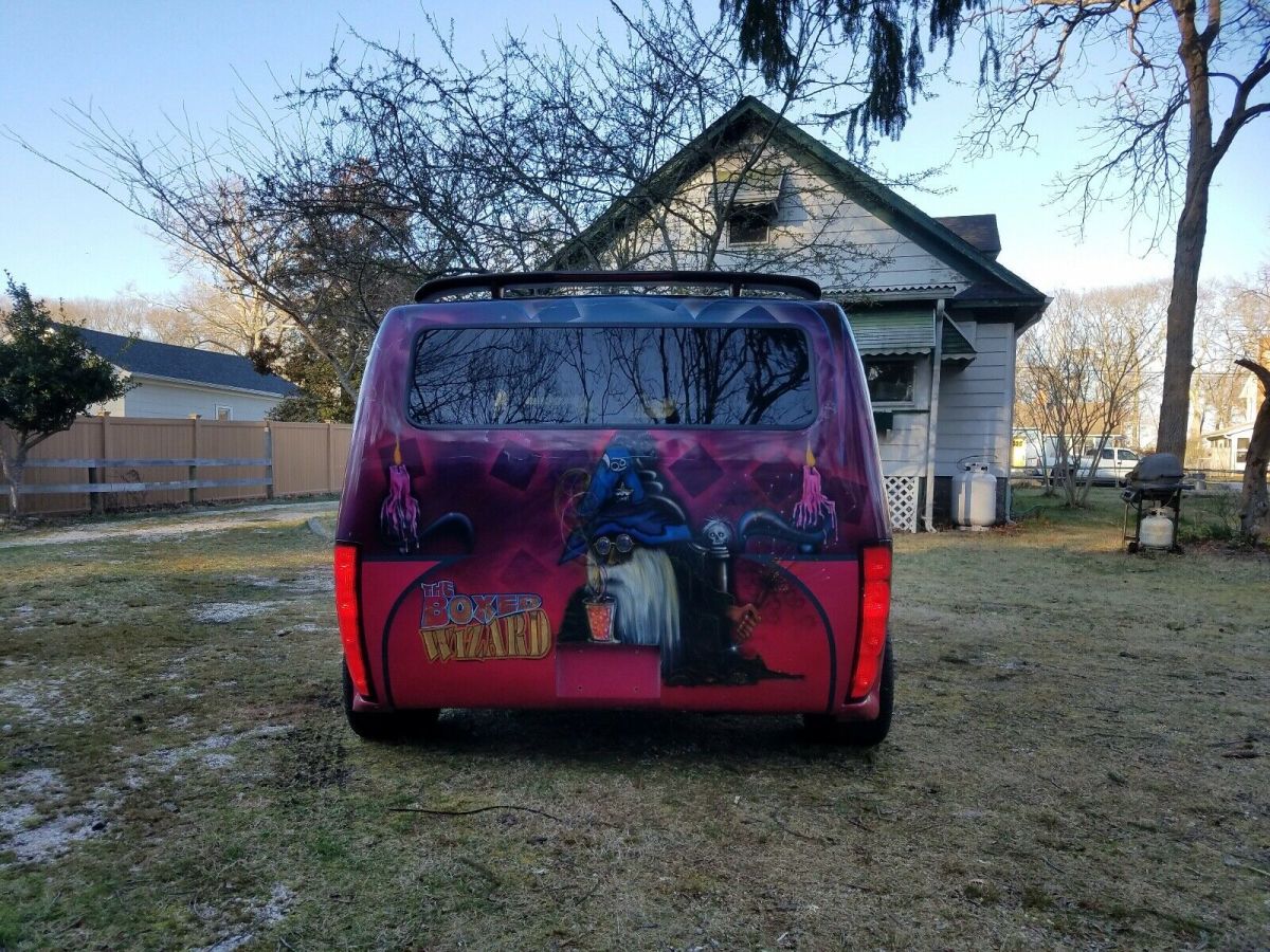 1985 Red Chevrolet Astro Van