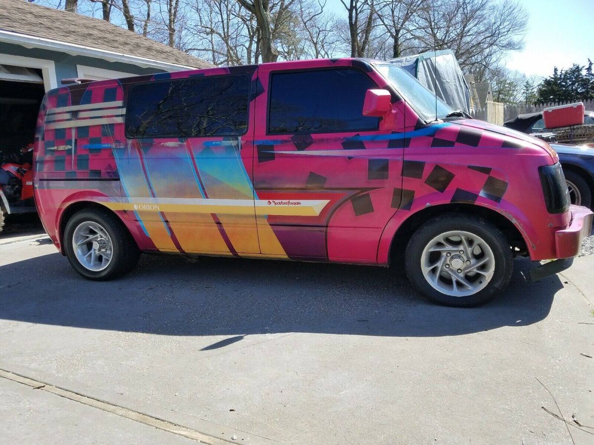 1985 Red Chevrolet Astro Van