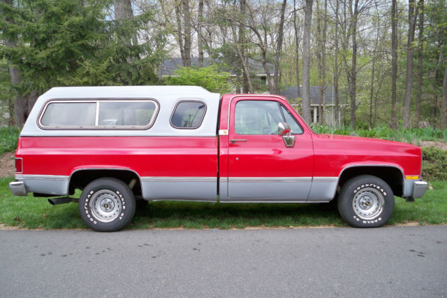 1985 Red Chevrolet C-10 Pickup
