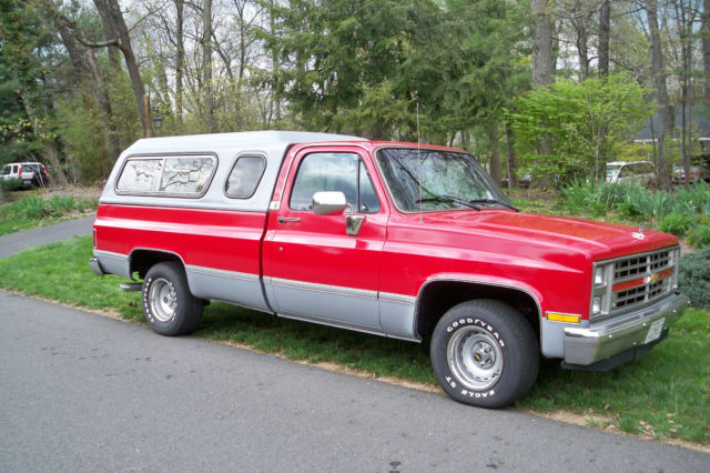 1985 Red Chevrolet C-10 Pickup