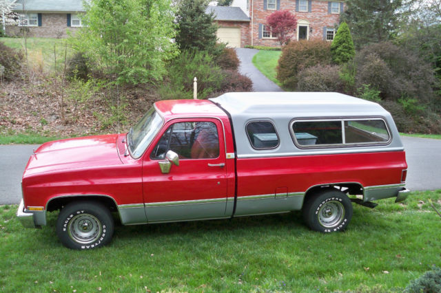 1985 Red Chevrolet C-10 Pickup