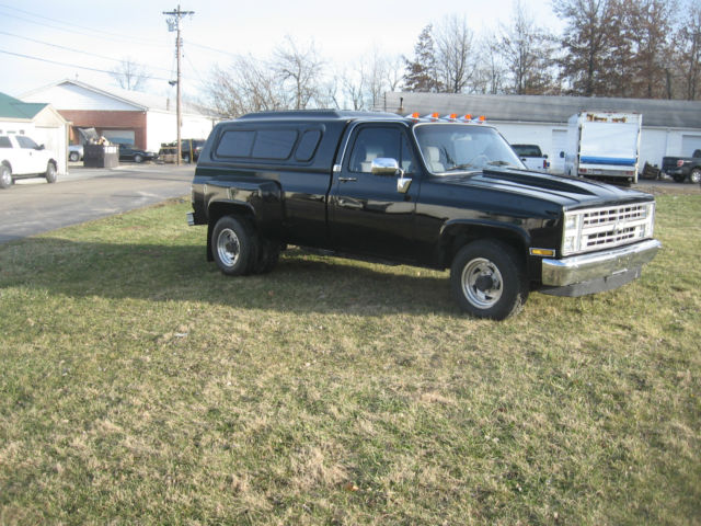 1985 Black Chevrolet C-10 Single Cab Dually