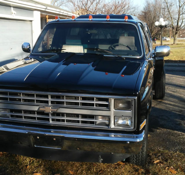 1985 Black Chevrolet C-10 Single Cab Dually