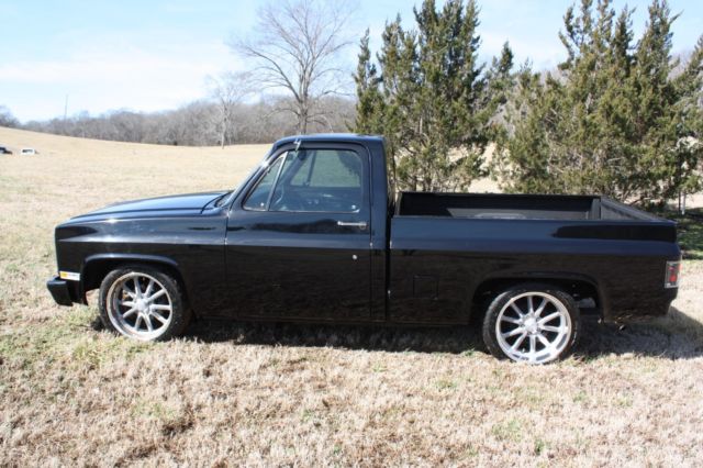 1985 Black Chevrolet C-10
