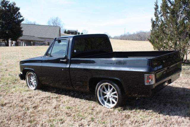 1985 Black Chevrolet C-10