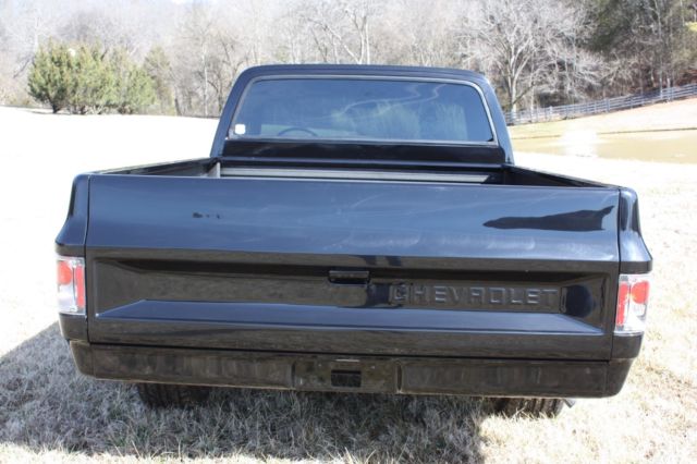 1985 Black Chevrolet C-10