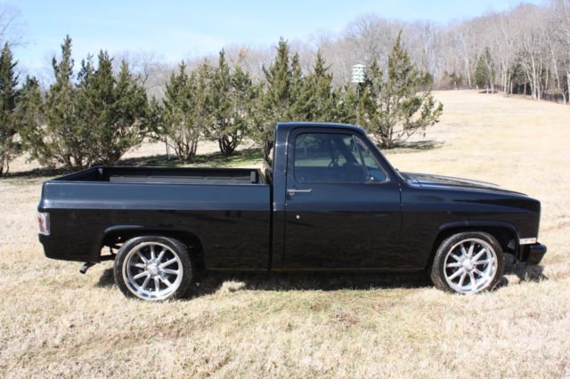 1985 Black Chevrolet C-10