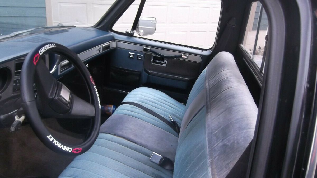1985 Black Chevrolet C-10 Standard Cab Pickup