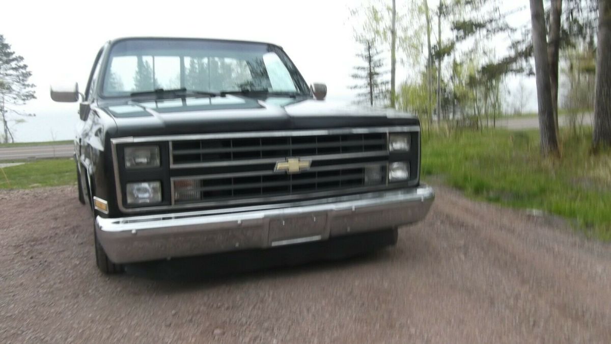 1985 Black Chevrolet C-10 Standard Cab Pickup