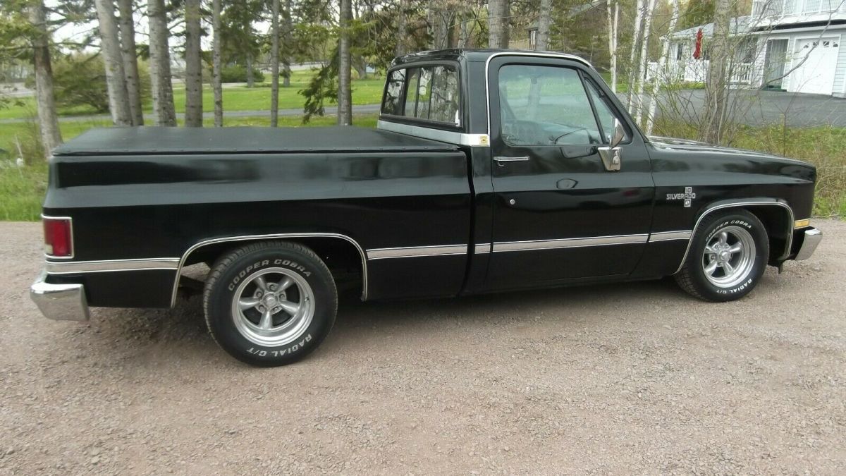 1985 Black Chevrolet C-10 Standard Cab Pickup