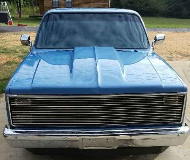 1985 Blue Chevrolet C-10