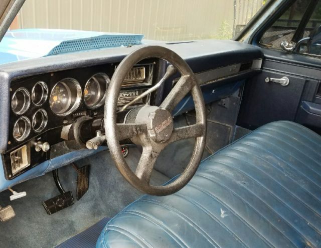 1985 Blue Chevrolet C-10