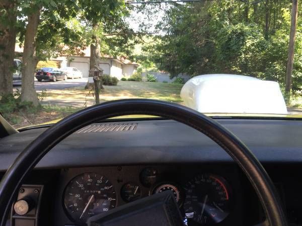1985 Yellow Chevrolet Camaro T-Top