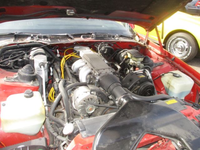 1985 Red Chevrolet Camaro Convertible