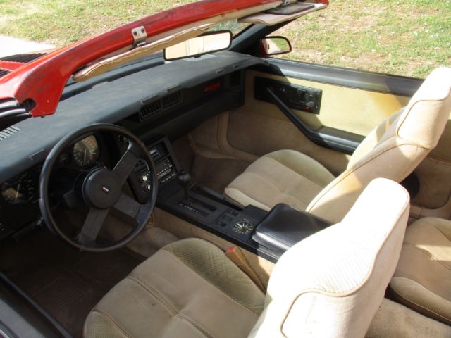 1985 Red Chevrolet Camaro Convertible