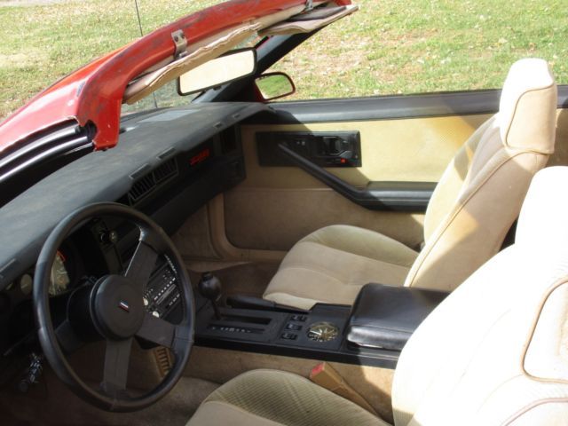 1985 Red Chevrolet Camaro Convertible