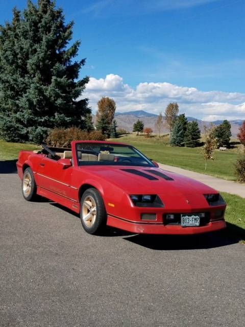 1985 Red Chevrolet Camaro Convertible
