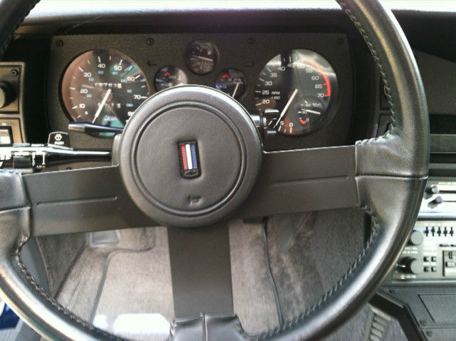 1985 Bue and Silver Chevrolet Camaro Coupe