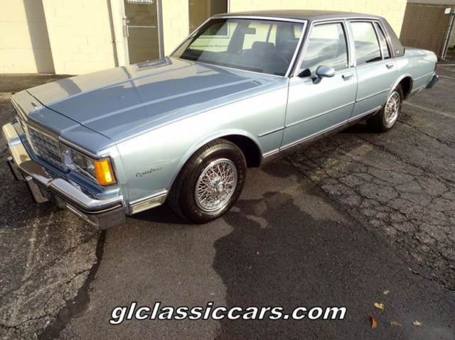 1985 Blue Chevrolet Capriceold