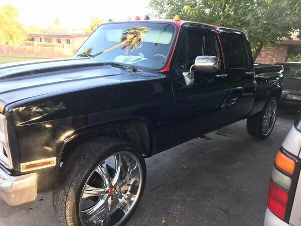 1985 Black Chevrolet C/K Pickup 3500 Standard Cab Pickup