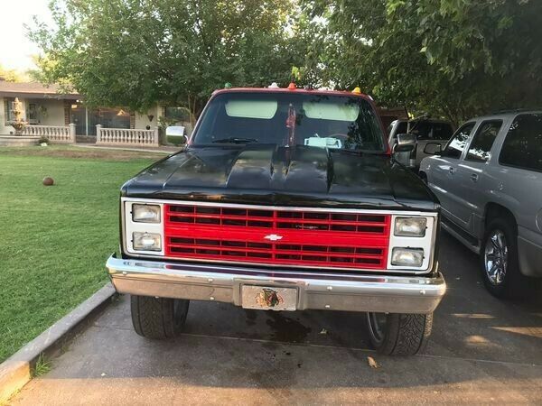 1985 Black Chevrolet C/K Pickup 3500 Standard Cab Pickup