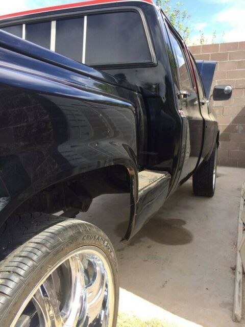 1985 Black Chevrolet C/K Pickup 3500 Standard Cab Pickup