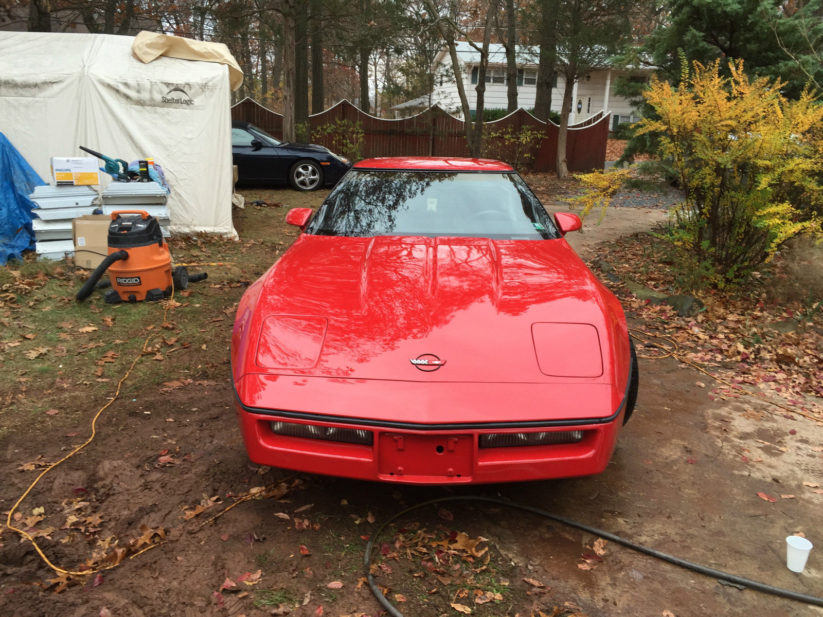 1985 Red Chevrolet Corvette Hatchback