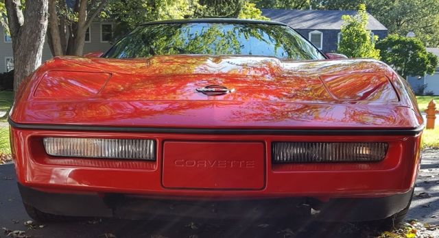 1985 Red Chevrolet Corvette Hatchback
