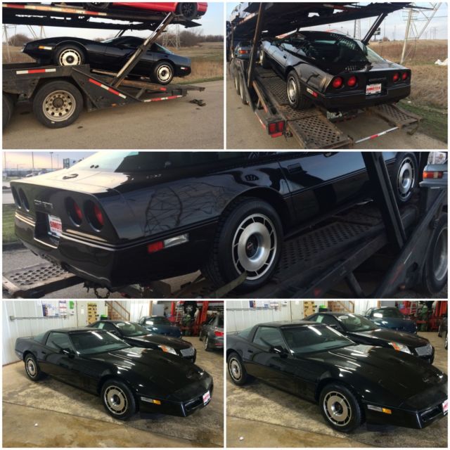 1985 Red Chevrolet Corvette