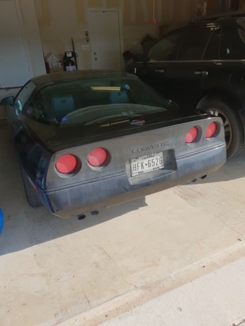 1985 Red Chevrolet Corvette