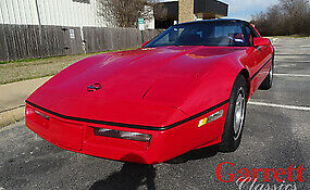 1985 Red Chevrolet Corvette Coupe