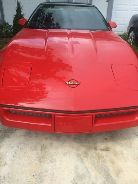 1985 Red Chevrolet Corvette
