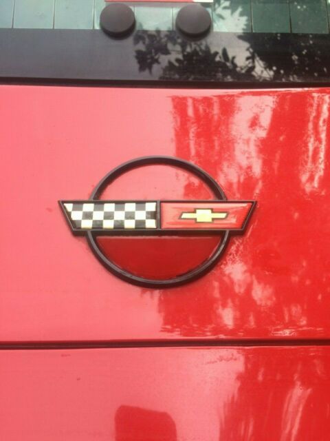 1985 Red Chevrolet Corvette