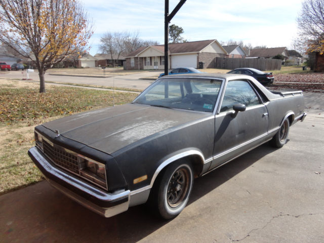 1985 Dark Blue / Light Blue Chevrolet El Camino Standard Cab Pickup