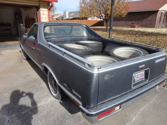 1985 Dark Blue / Light Blue Chevrolet El Camino Standard Cab Pickup