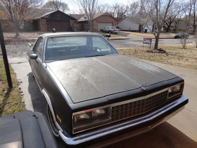 1985 Dark Blue / Light Blue Chevrolet El Camino Standard Cab Pickup