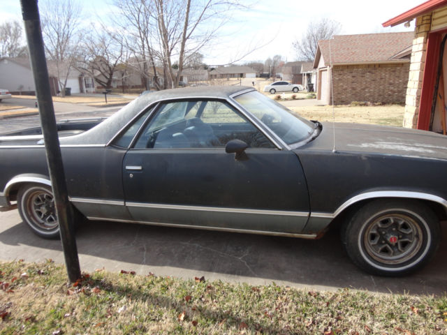 1985 Dark Blue / Light Blue Chevrolet El Camino Standard Cab Pickup