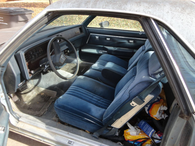 1985 Dark Blue / Light Blue Chevrolet El Camino Standard Cab Pickup