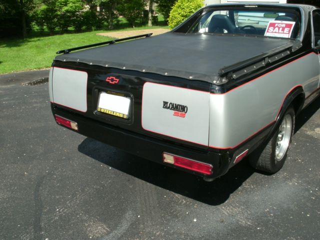 1985 Black/Silver Chevrolet El Camino Pickup