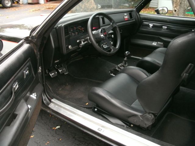1985 Black/Silver Chevrolet El Camino Pickup
