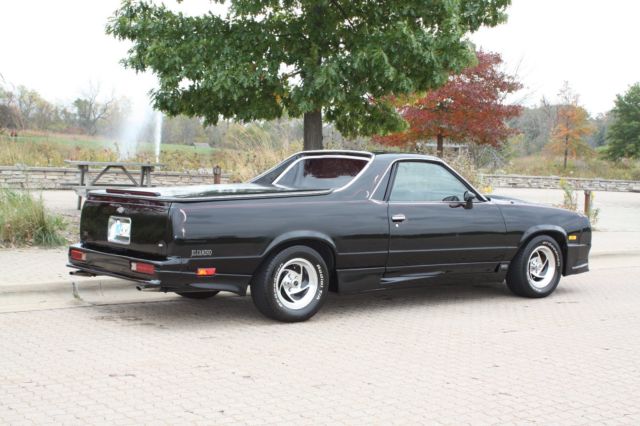 1985 black Chevrolet El Camino Cab & Chassis