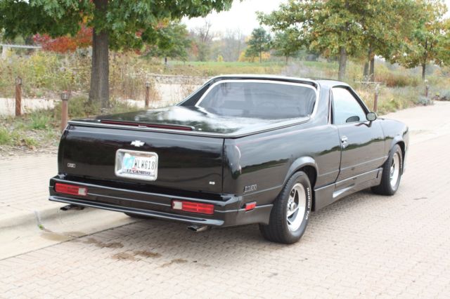 1985 black Chevrolet El Camino Cab & Chassis