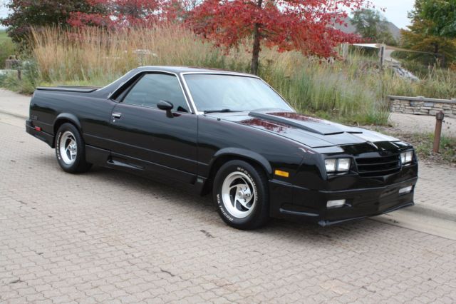 1985 black Chevrolet El Camino Cab & Chassis