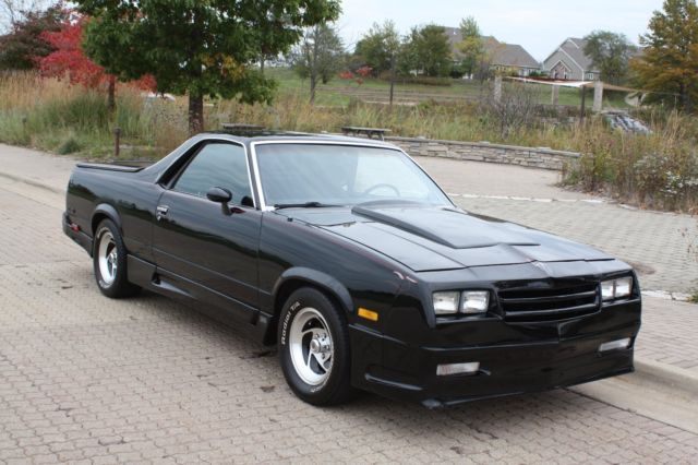 1985 black Chevrolet El Camino Cab & Chassis