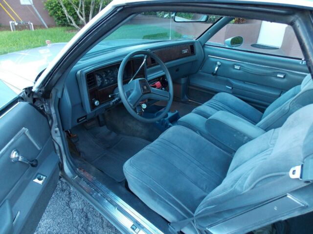 1985 Silver Chevrolet El Camino Coupe