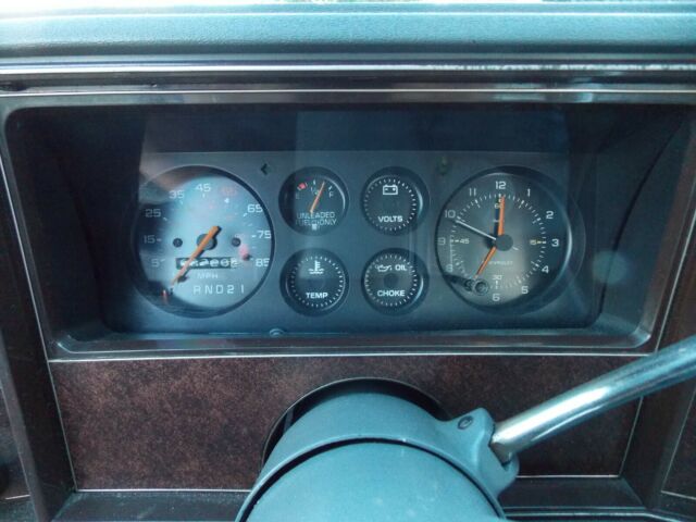 1985 Silver Chevrolet El Camino Coupe