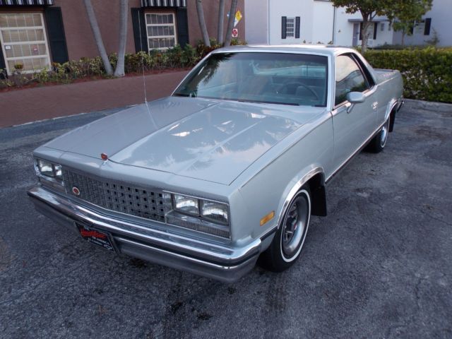 1985 Gray Chevrolet El Camino Extended Crew Cab Pickup