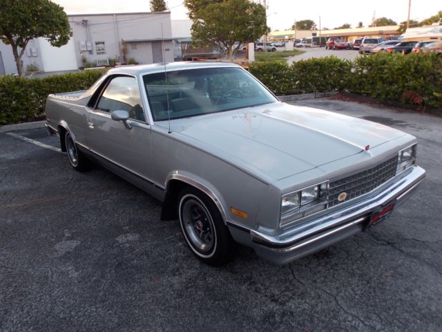 1985 Gray Chevrolet El Camino Extended Crew Cab Pickup