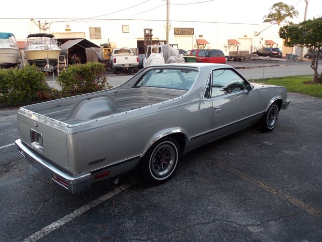 1985 Gray Chevrolet El Camino Extended Crew Cab Pickup